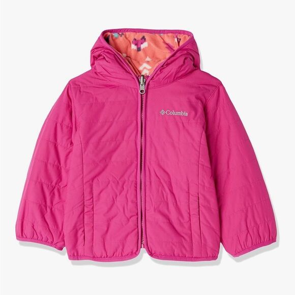 Columbia Other - Columbia Toddler Double Trouble Jacket 2t  Wild Fuchsia/Blush Pink Woodlands